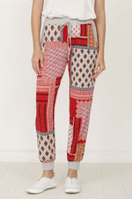 Women's Quilted Print Joggers