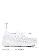 Elizha Stud Embellished Lace Up Sneakers