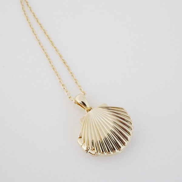 Shell Locket Necklace