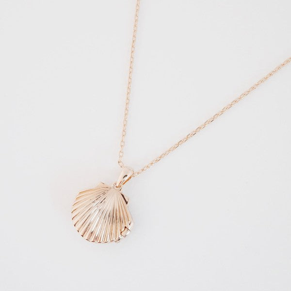 Shell Locket Necklace