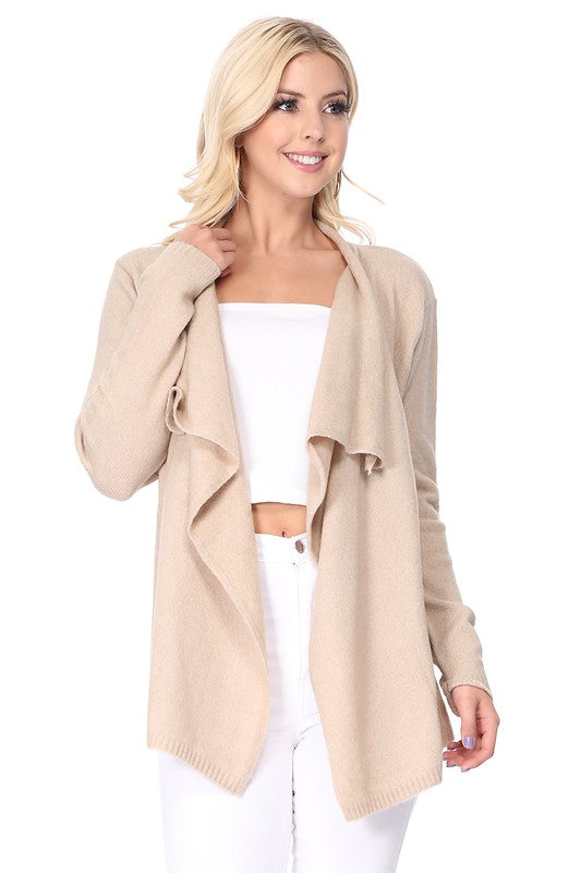 Women's Draped Stylish Cape Sweater Cardigan