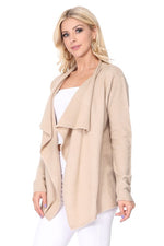 Women's Draped Stylish Cape Sweater Cardigan