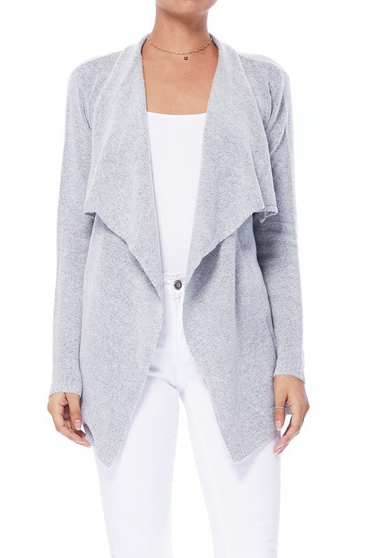 Women's Draped Stylish Cape Sweater Cardigan