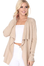 Women's Draped Stylish Cape Sweater Cardigan