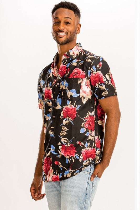 Print Hawaiian Shirt