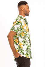 Weiv Mens Print Hawaiian Shirt