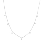 Crystal Bezel Stardust Necklace