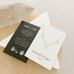 Crystal Bezel Stardust Necklace