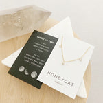 Crystal Bezel Stardust Necklace