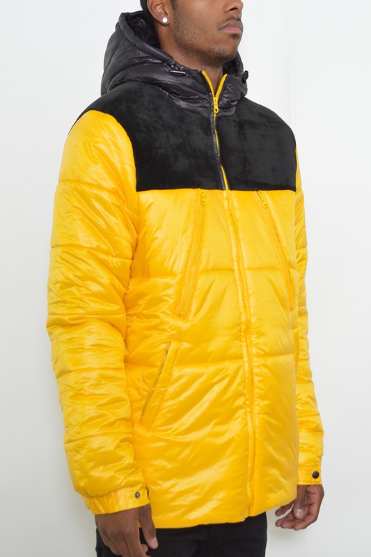 Men's Padded Buffle Puffer Jacket