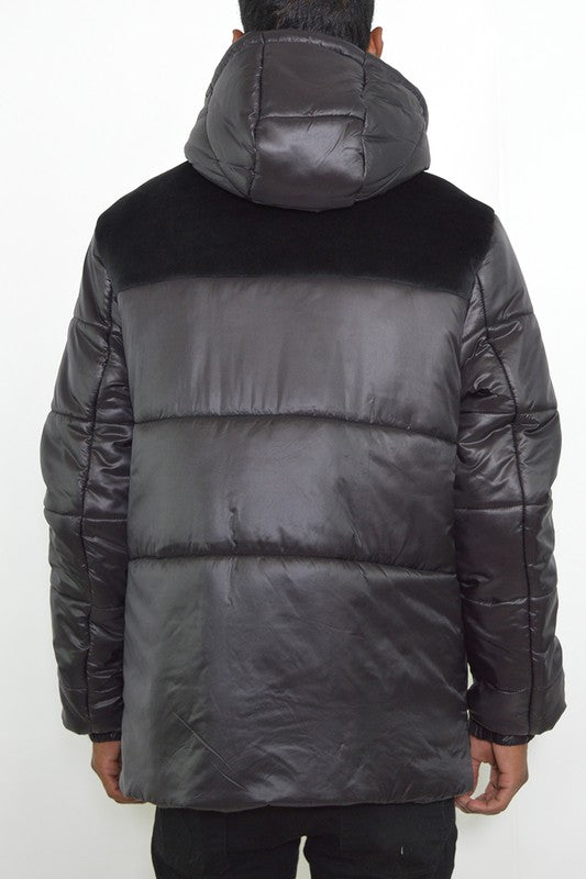 Men's Padded Buffle Puffer Jacket