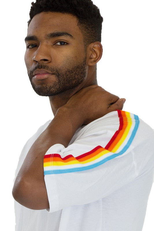 RAINBOW TAPE SHORT SLEEVE TSHIRT