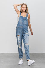 Heavy Body Women's Premium Destroy Overalls