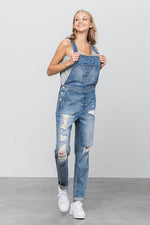 Heavy Body Women's Premium Destroy Overalls