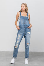 Heavy Body Women's Premium Destroy Overalls