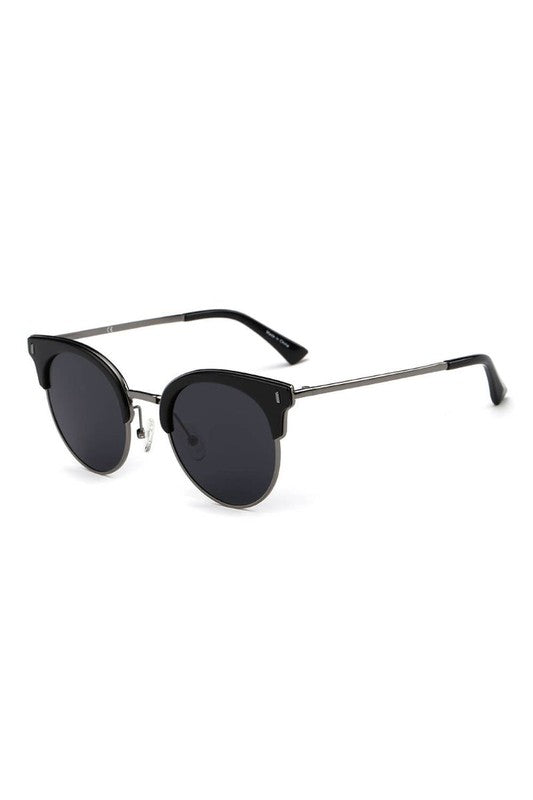 Women Round Cat eye Polarized Sunglasses