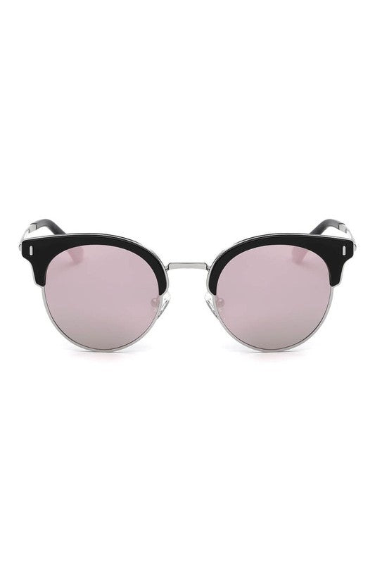 Women Round Cat eye Polarized Sunglasses