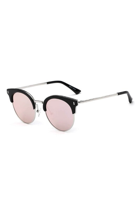 Women Round Cat eye Polarized Sunglasses