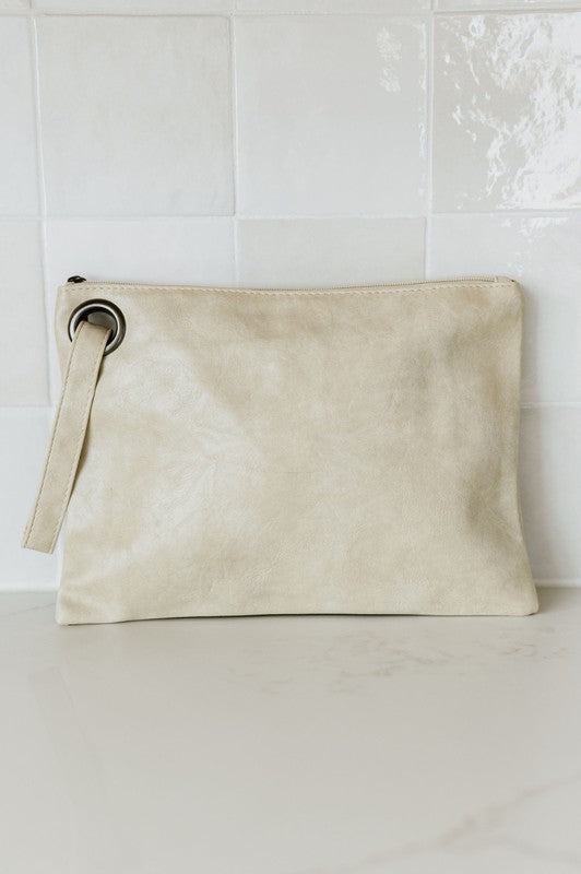 ALEXA Oversized Clutch Bag With Wristlet