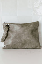 ALEXA Oversized Clutch Bag With Wristlet