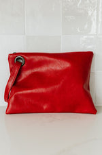 ALEXA Oversized Clutch Bag With Wristlet