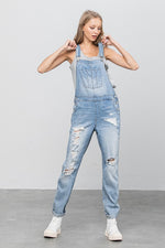 Heavy Body Women's Premium Destroy Overalls