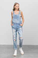 Heavy Body Women's Premium Destroy Overalls