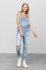 Heavy Body Women's Premium Destroy Overalls