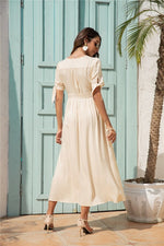 Maxi Dress with buttons on the front