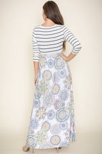 Plus Sash Maxi Dress With Pockets