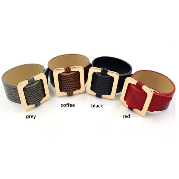 Women's Colorful Square Lock Bracelet