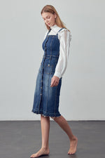 Suspenders Women's Denim Overall Skirt