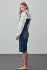 Suspenders Women's Denim Overall Skirt