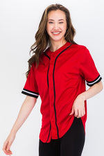 Unisex Active Sports Team Baseball Jersey