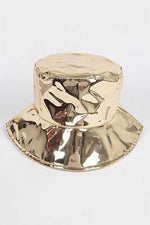 Metallic Vinyl Bucket Hat