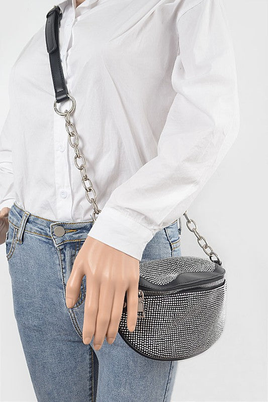 Women's Studded Crossbody Swing Bag