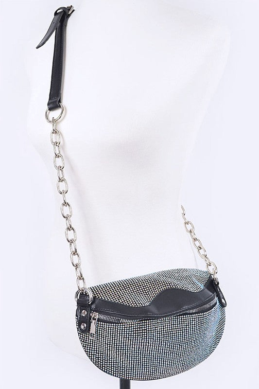 Women's Studded Crossbody Swing Bag