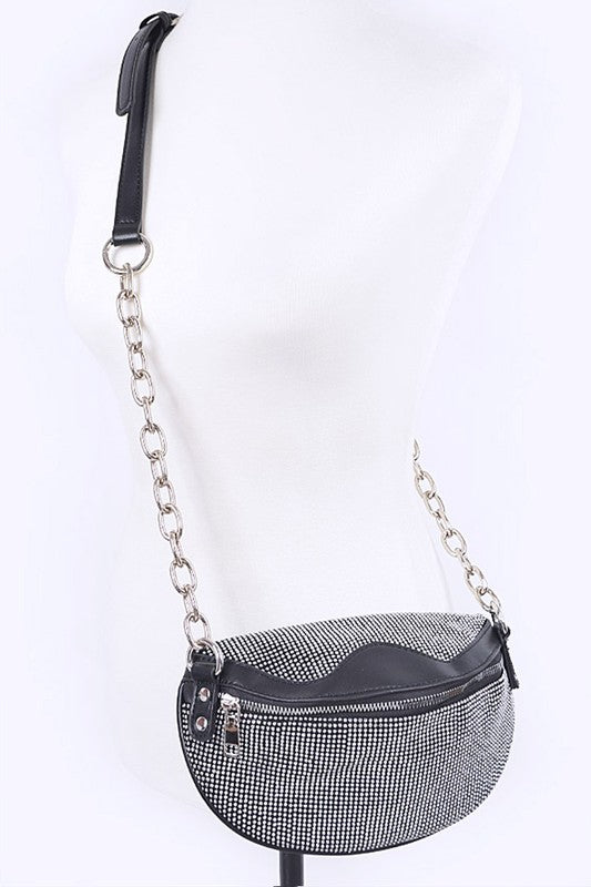 Women's Studded Crossbody Swing Bag