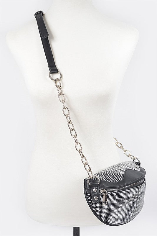 Women's Studded Crossbody Swing Bag