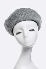 Puffy Soft Wool Blend Beret