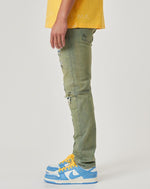 First Row Slim Fit Denim Long Pant