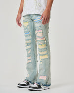 First Row Straight Denim Long Pant