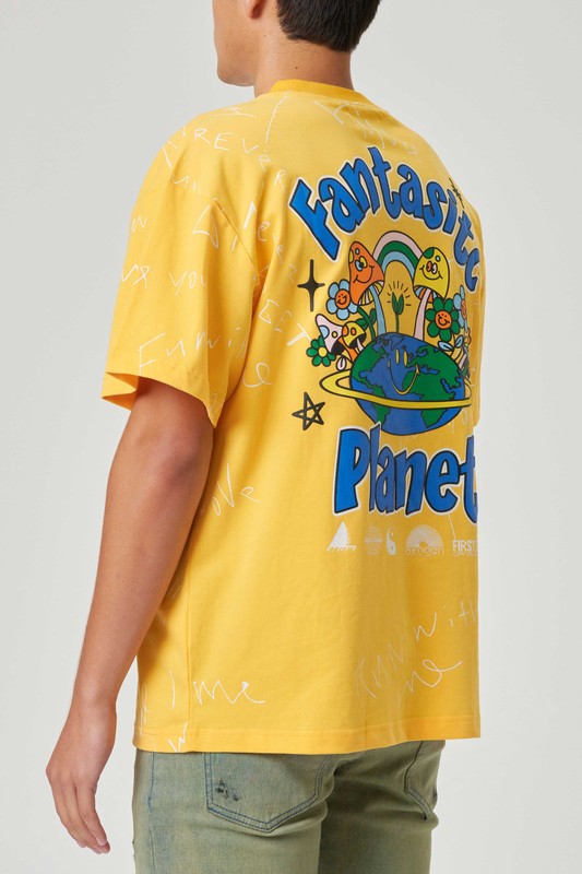 First Row Fantastic Planet Chenille Patch Tee