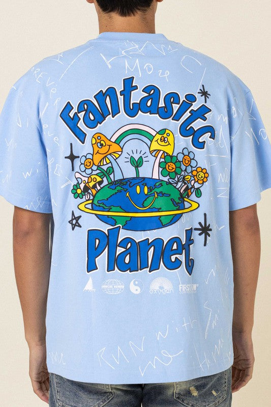 First Row Fantastic Planet Chenille Patch Tee