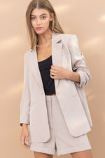 Women's Hot Blazer and Shorts Set