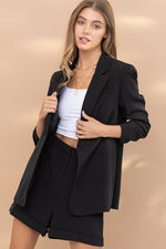 Women's Hot Blazer and Shorts Set