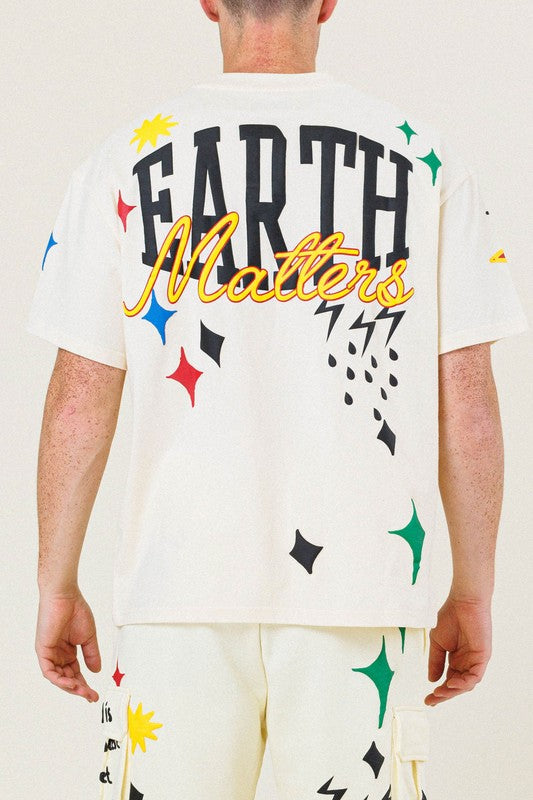 First Row Earth Graphic Tee