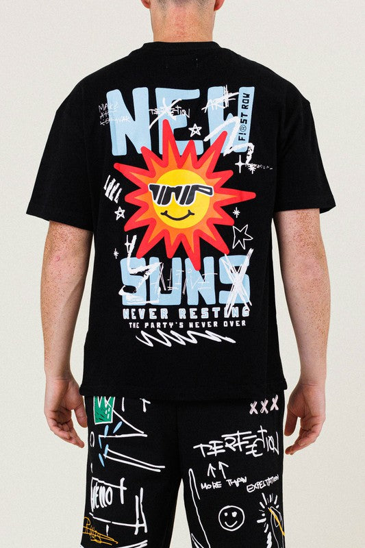 First Row New Suns Graphic Tee