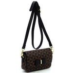 Monogram Bow Flap over Crossbody Bag