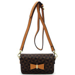 Monogram Bow Flap over Crossbody Bag